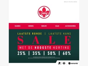LAATSTE SALE RONDE!