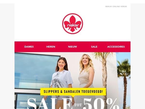 Nog meer slippers en sandalen in onze SALE!