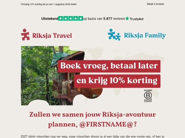 Droom jij van een nieuw avontuur?