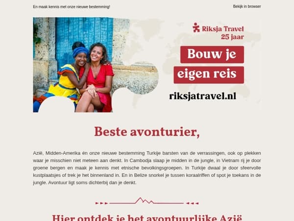 Hier ontdek je het avontuurlijke Azië & Midden-Amerika