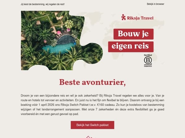 Zorgeloos op reis met onze 7 zekerheden