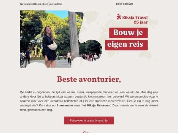Hoe geef jij kleur aan je volgende reis?