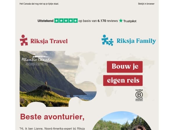 Reis met mee naar Atlantisch Canada