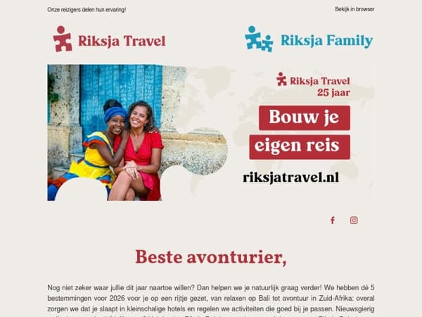 Dit zijn dé top 5 bestemmingen van 2026