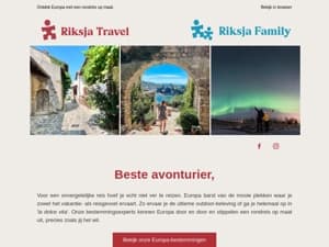 avonturier, haal ver weg dichtbij!