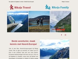 avonturier, beleef de natuur op z'n best