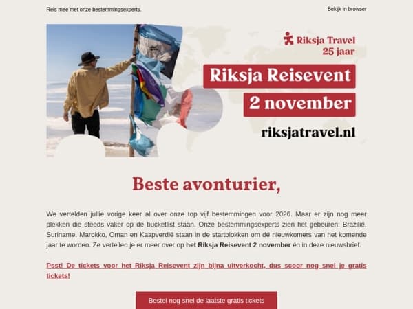 Zet deze 5 bijzondere bestemmingen op jouw bucketlist!