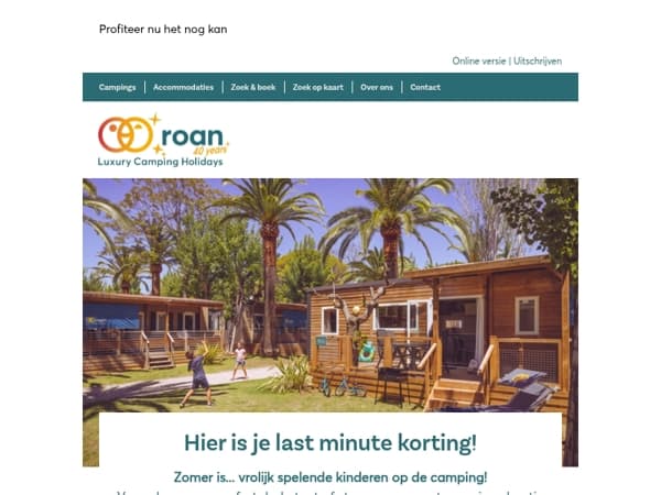 Hier is je last minute korting!