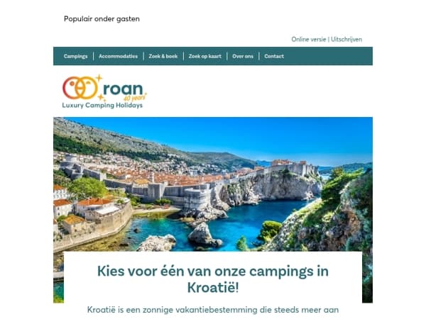 ☀️ Kies voor één van onze campings in Kroatië! 