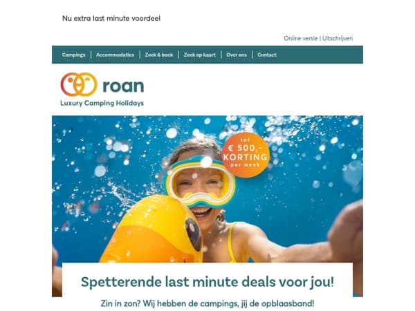 💦 Spetterende last minute deals voor jou! 