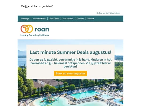  Last minute Summer Deals in augustus! 🌴