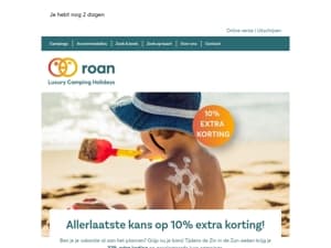 📢 Allerlaatste kans op 10% extra korting!