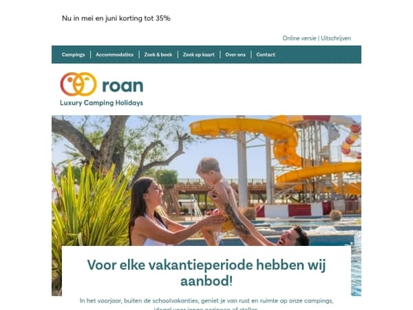 Voor elke vakantieperiode hebben wij aanbod! 😎