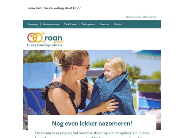 Nog even lekker nazomeren!