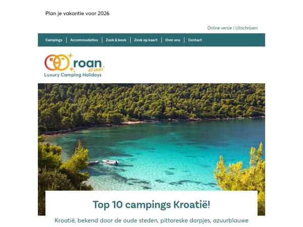 Top 10 campings Kroatië!