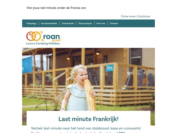 Last minute Frankrijk!