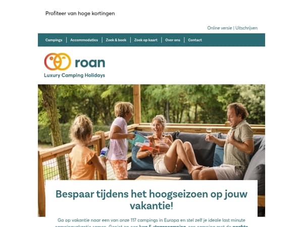 Bespaar tijdens het hoogseizoen op jouw vakantie! 👌