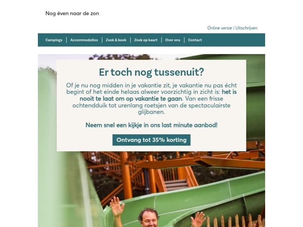 Er toch nog tussenuit?