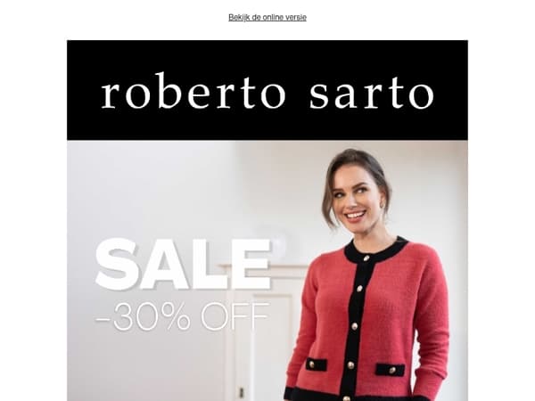 Shop nu je favoriete items met 30% korting! 👜