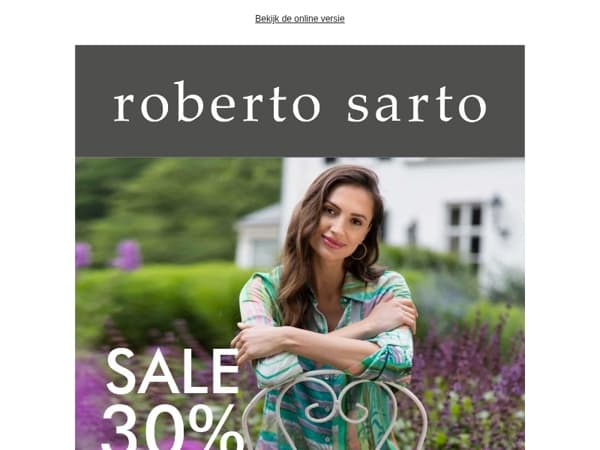 Shop nu SALE -30% korting