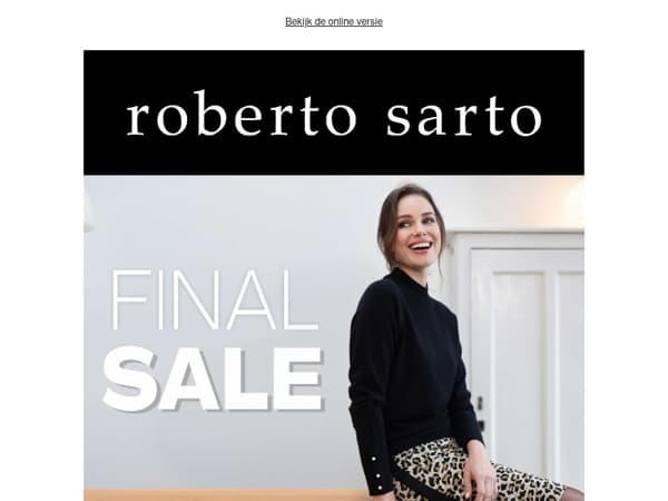 Bekijk nu onze favoriete items van de FINAL SALE!