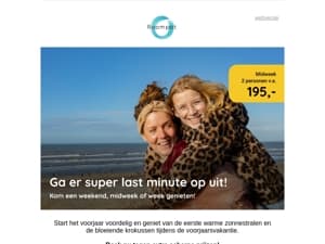 [Super Last Minutes] Voordelig voorjaar!