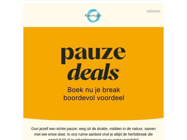 Herfstbreak in de natuur vanaf € 143,-*