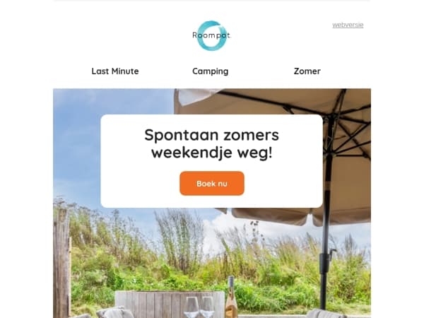 [Laatste kans] Rustig zomers weekendje