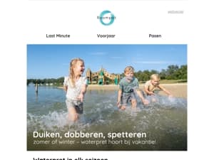 Waterpret in elk seizoen