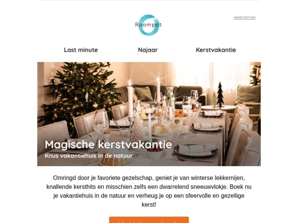 Boek je kerstvakantie