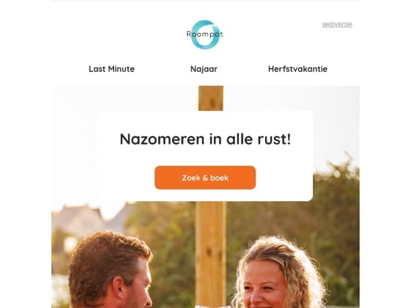 Nazomeren in alle rust!