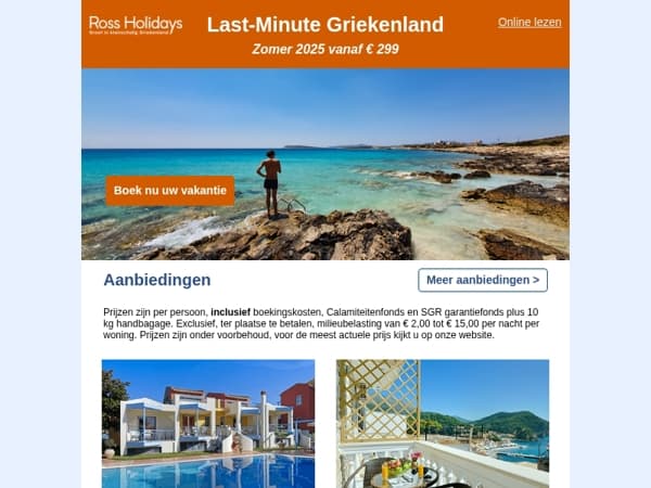 Volgende week wakker worden in Griekenland?