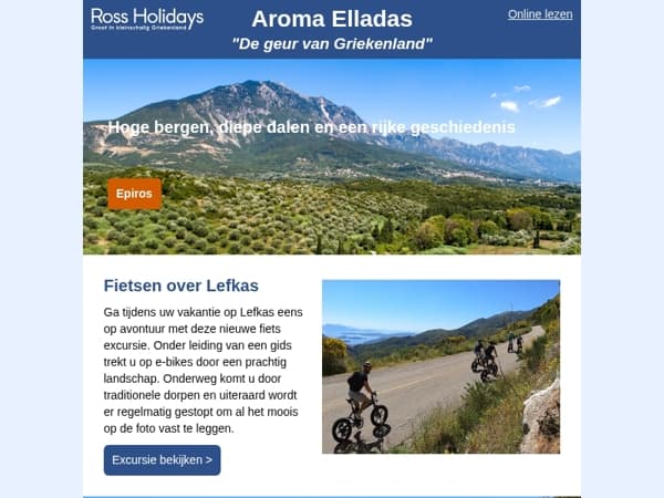 Fietsen over Lefkas