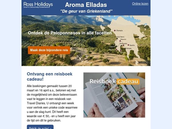 Ontvang een reisboek cadeau