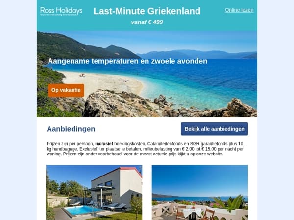 Nazomeren is begonnen