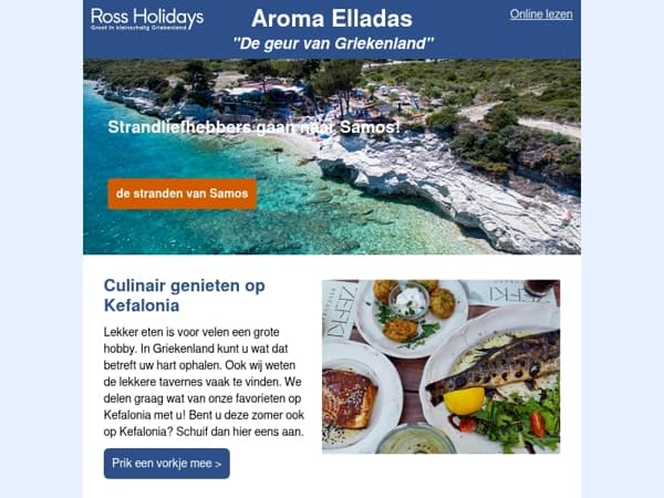 Aan tafel op ... Kefalonia