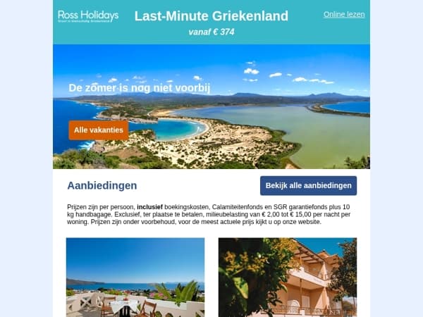 Het regent zonnestralen