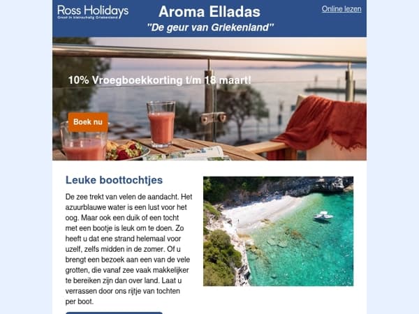 Einde van de vroegboekkorting!