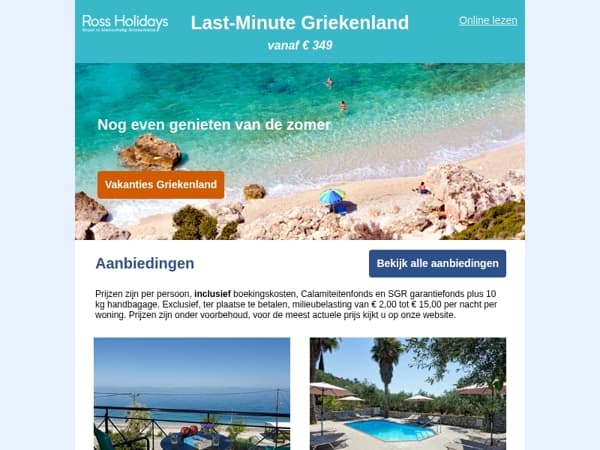 Vakantie in zicht?
