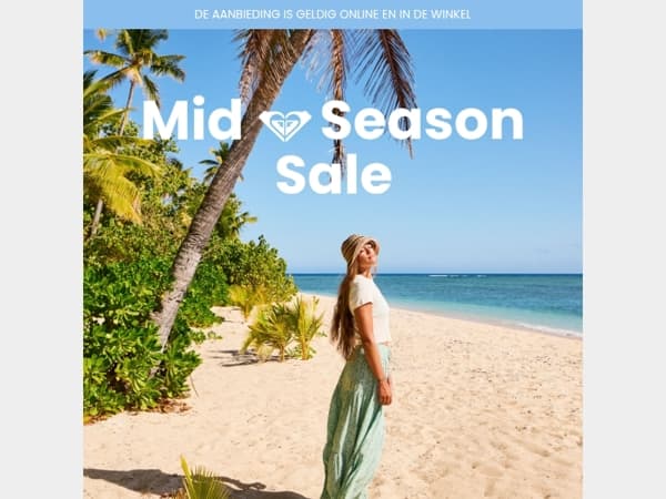 Profiteer snel van de Mid-Season Sale!