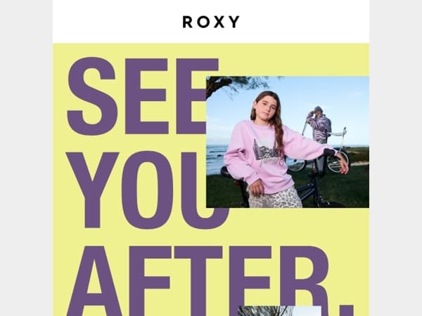 Weer naar school? Maar dan wel met ROXY.​