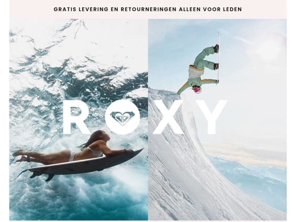Hét moment om de wereld van ROXY te ontdekken!
