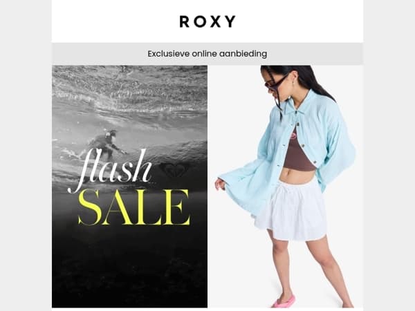 Flash Sale: 15% extra korting op kleding