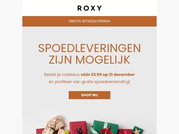 Je bent nog op tijd om je cadeaus vóór de kerst in huis te hebben!