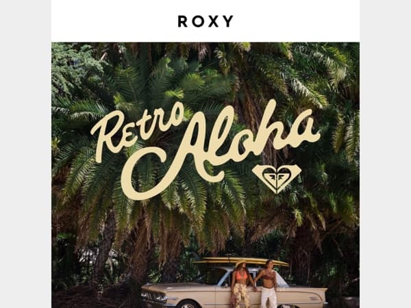 Zeg hallo tegen Retro Aloha