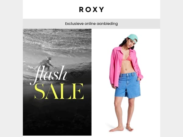 Flash Sale: nog maar een paar uur ...