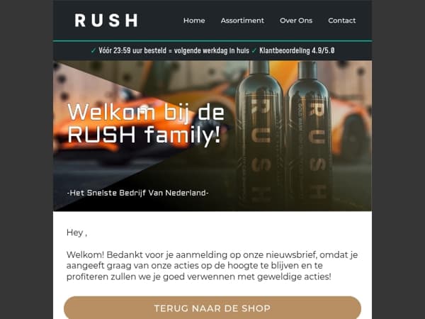 Welkom bij RUSH!