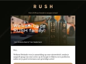 Welcome bij RUSH!