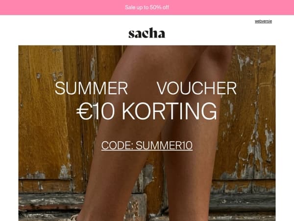 Jouw €10 voucher is verlengd!