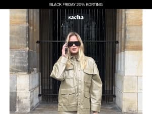 20% korting: Black Friday!